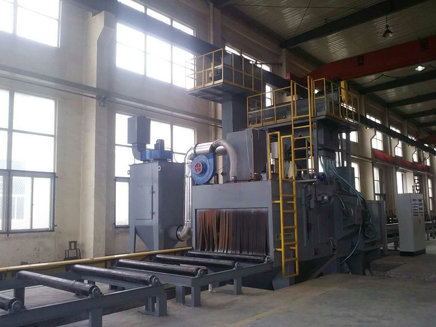 板材、結(jié)構(gòu)件輥道通過(guò)式拋丸清理機(jī)